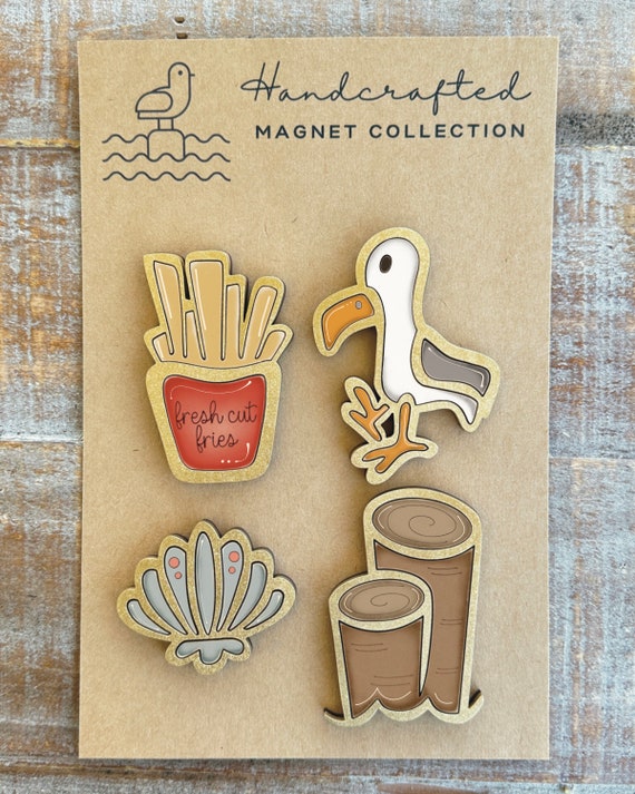 Ver en Etsy: Instant digital download - Seagull, beach town themed magnet collection SVG file, laser ready file, Glowforge, laser svg, laser file Instant digital download - Seagull, beach town themed magnet collection SVG file, laser ready file, Glowforge, laser svg, laser file