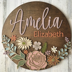 Téléchargement numérique instantané - fichier svg prêt pour le laser collection florale, fichier découpé au laser, pour Glowforge ou machines laser, boho floral svg, svg de signe