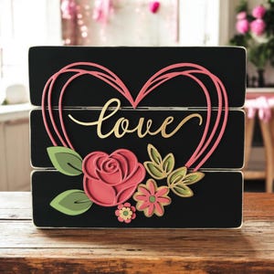 Téléchargement numérique instantané - cadre coeur inspiré de la ferme, fichier svg Glowforge, fichier svg laser, fichier découpé au laser, fichier laser de la Saint-Valentin, svg Aura