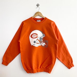 Vintage Celina Bobcats Crewneck Sweatshirt Print Logo Orange Color Men’s M
