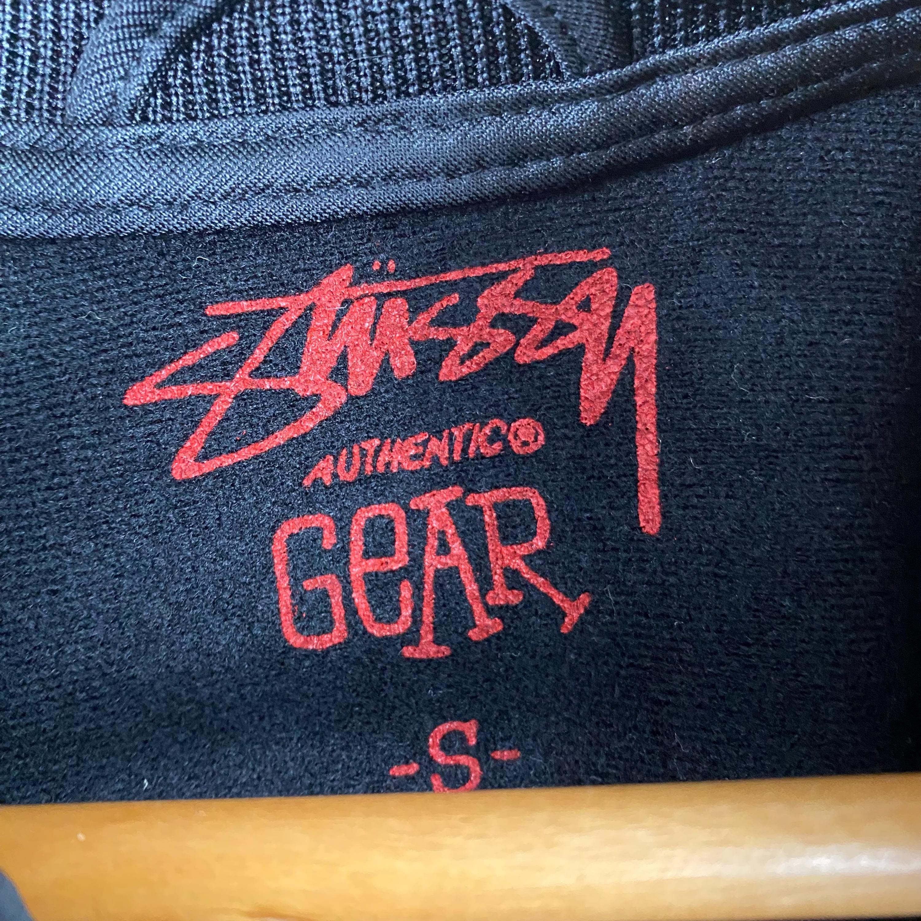 Vintage Stussy Track Jacket - Stussy Gear - Patch Logo - Black