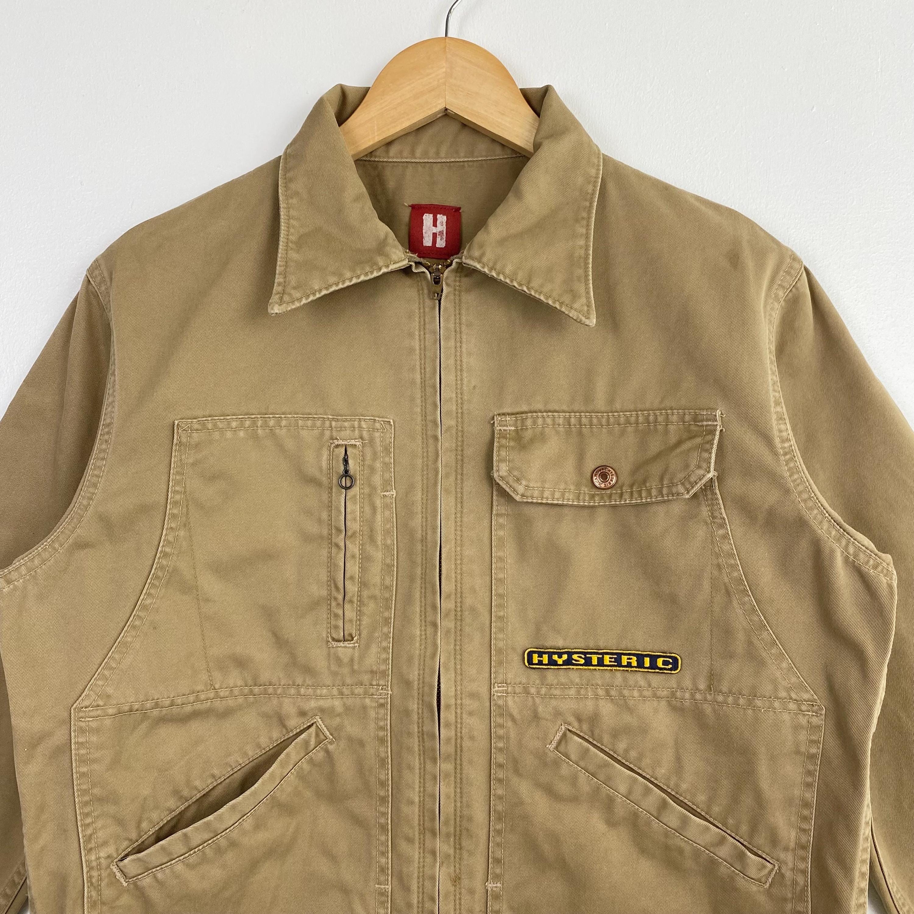 Vintage 90s Hysteric Glamour Jacket - Patch Logo - Brown