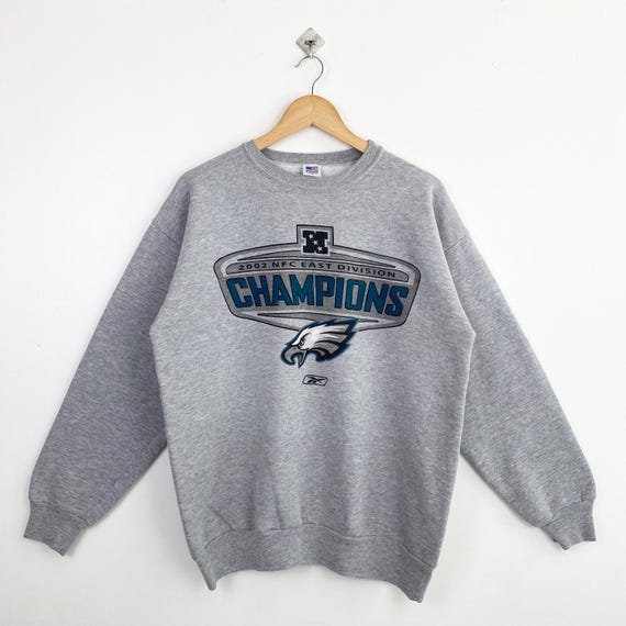Vintage NFL Philadelphia ‘Eagles’ Crewneck Sweatshirt Print Logo Grey Color Men’s Fit To L