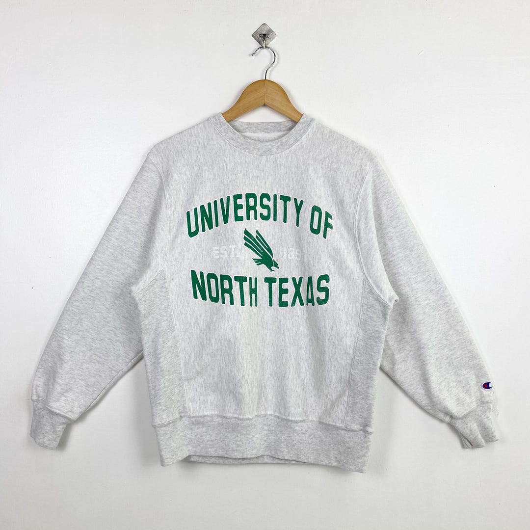 Unt Merchandise Vintage University of North Texas ‘UNT’ Crewneck Sweatshirt Print Logo ...