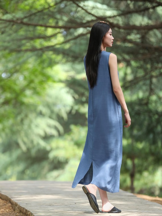 opt cotton dress Women's Organic Maxi while delicate ruffle details modern bride gown Barva:honey ochre Briannas Blue Cheese Salad
