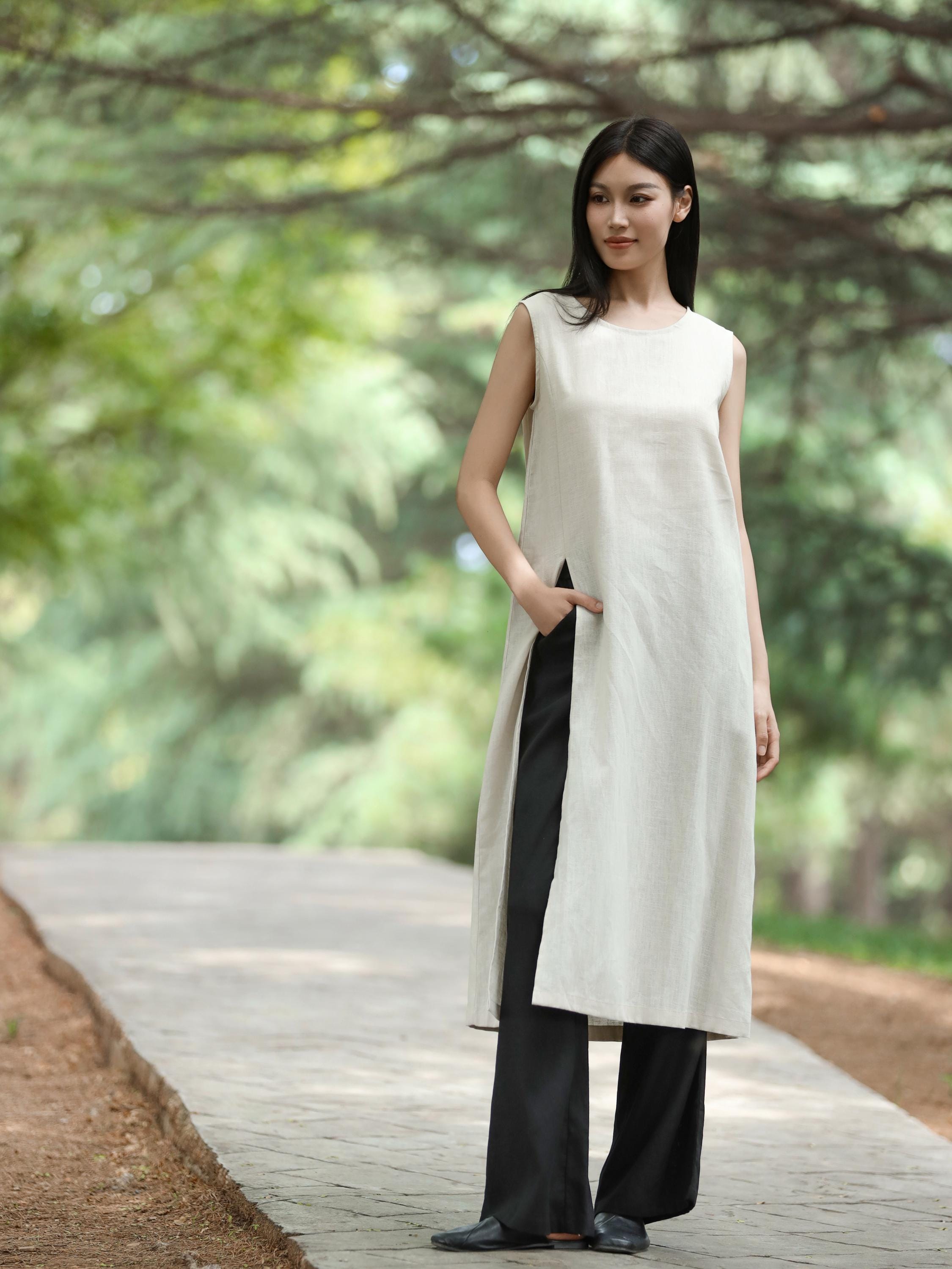 High Side Slit Dress - Etsy