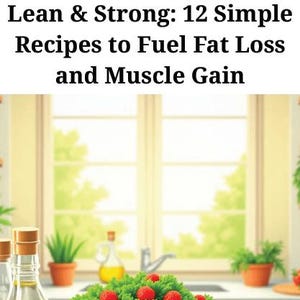 12 Healthy & Easy Recipes PDF – High Protein Meals for Weight Loss and Muscle Gain | Clean Eating Digital Cookbook | Instant Download