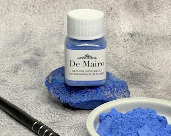 Genuine Lapis Lazuli Ultramarine Blue Pigment | Watercolor & Oil Paints