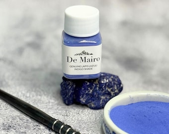 Genuine Lapis Lazuli Indigo Pigment | Rare Deep Blue Paint Making