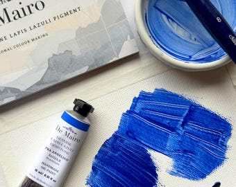 Genuine Lapis Lazuli Fra Angelico Oil Paint – 15ml Tube | Series 8