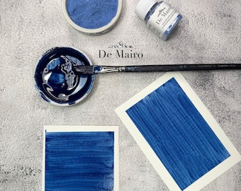 Genuine Lapis Lazuli Azure Pigment, Sky Blue Natural Mineral Pigment for Artists