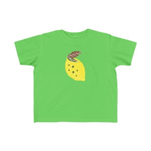 Lemon Kids T-Shirt: Fruit & Veggie Tee, Back to School