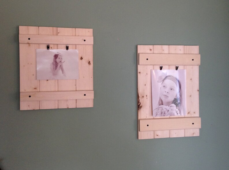 Rustic Wall Decor Wood Picture Frame Distressed Image 0