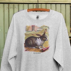 Vintage Rabbit, Rabbit sweatshirt, Rabbit art print, Rabbit breeder