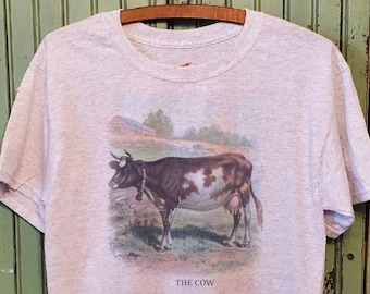 Vintage Cow Graphic - Etsy