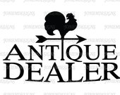 Antique Dealer t shirt, Antique mall vendor, Weathervane , Chicken t shirt