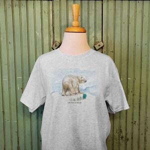 Vintage Polar Bear sweatshirt or T shirt, Santa train ride sweatshirt, Antique Polar bear print, Mommy and me sweatshirt zdjęcie 2