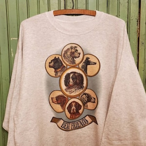 Vintage Dog, Dog breed sweatshirt, Antique dog advertisements