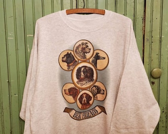 Vintage Dog, Dog breed sweatshirt, Antique dog advertisements