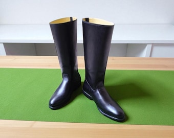 Botas de montar para hombre, botas ecuestres de cuero hechas a mano, botas de montar a medida, botas largas para montar a caballo, botas de montar inglesas para hombre, regalo para su esposo.