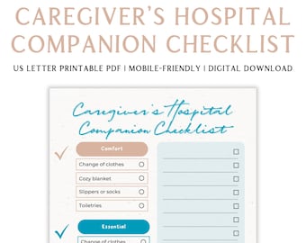 Discharge Planning Editable Checklist – Hospital to Home Care Guide ...