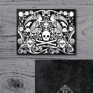 TEMPLATE Halloween Gothic Wedding Thank You card, Instant Download, Printable, Print On Demand, Print at Home, PDF