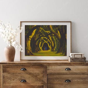 Instant Download- Printable Wall Art-Mystical Forest Path- Paganism- Nature Lovers