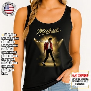 Michael Jackson Tank Top - Etsy