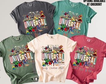 Comfort Colors Vintage Universal Studios Shirt, Universal Studios Shirt, Universal Family Trip Shirt,Universal Shirt,Universal Florida Shirt