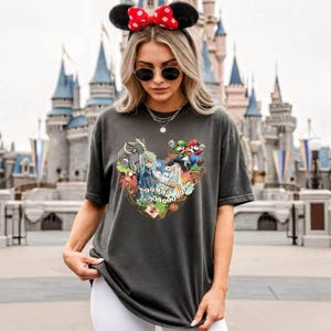 Comfort Colors Epic Universe Shirt, Orlando Park Epic Universe Shirts, Mario T-Shirt, How To Train Your Dragon Shirt, Magic Kingdom Tee