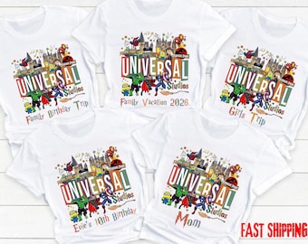 Vintage Retro Universal Studios Shirt, Universal Studios Shirt, Universal Family Trip Shirt, Universal Shirt, Universal Florida Shirt