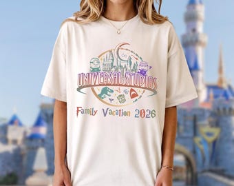 Comfort Colors Vintage Universal Studios Shirt, Universal Studios Shirt, Universal Family Trip Shirt,Universal Shirt,Universal Florida Shirt