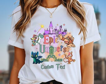 Custom Epic Universe T-shirt, Family Universe Park Trip 2025 Shirt, Orlando Park Epic Universe Tee, WDW Family Vacation Shirt, Disney Trip