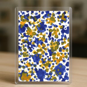 Abstract ACEO Art – Original Mini Paintings (2.5 × 3.5 in) • Modern Gouache Collectible Cards • Gift-Ready
