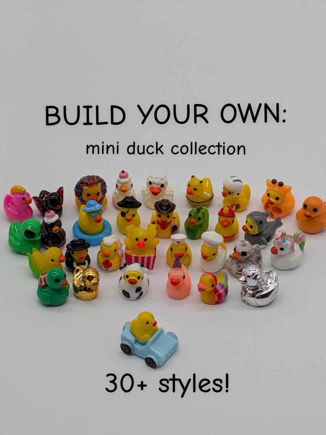 Ducks Collection CHOOSE YOUR OWN Mini Duck Collection: 30+ Resin Ducks - Etsy