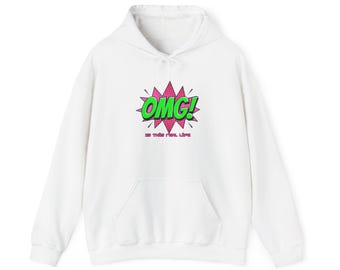 Sudadera con capucha de cómic divertida: "¿Es esto real?", sudadera unisex de cultura pop, regalo para fans del cómic.