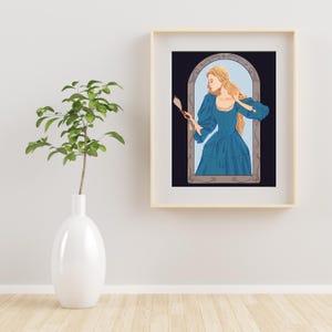Cute Cottagecore Art Print Decor Vintage Wall Art Aesthetic Gift for Her Living Room Decor