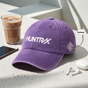 Kpop Hunter Embroidered Hat, Huntrx Girl Group Cap, Y2K Fashion Aesthetic Baseball Cap, Rumi, Mira, Zoey, Huntrx demon hunters, Sajaboys hat