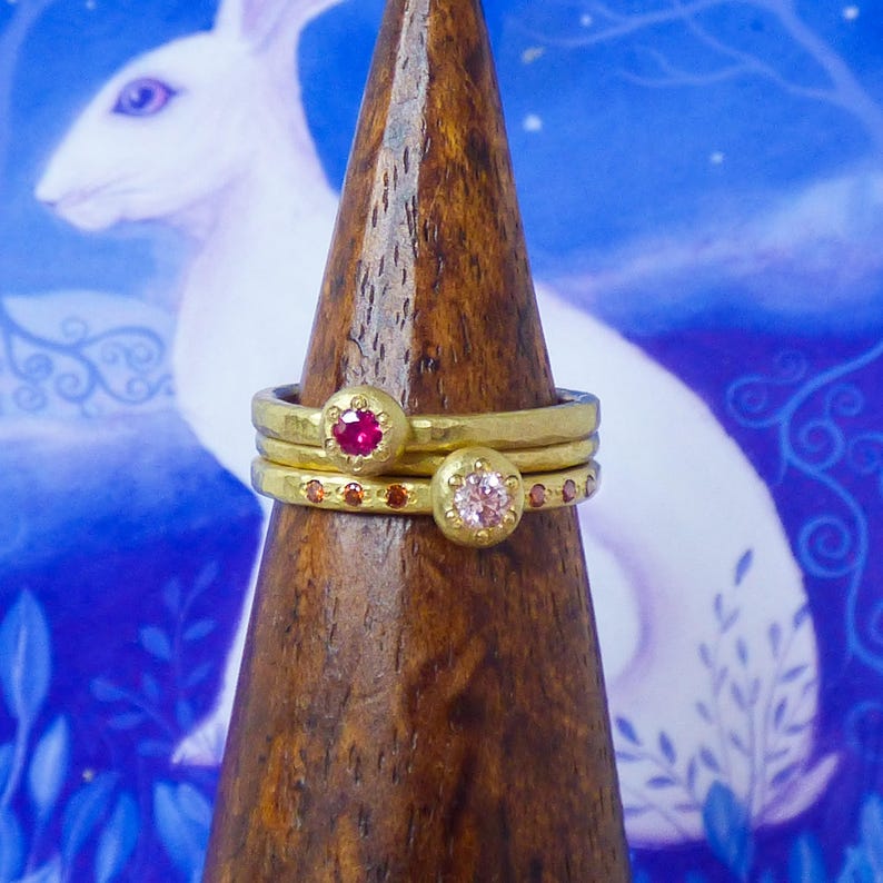 Ethical Engagement Ring Handmade Ruby Engagement Ring 18ct Etsy