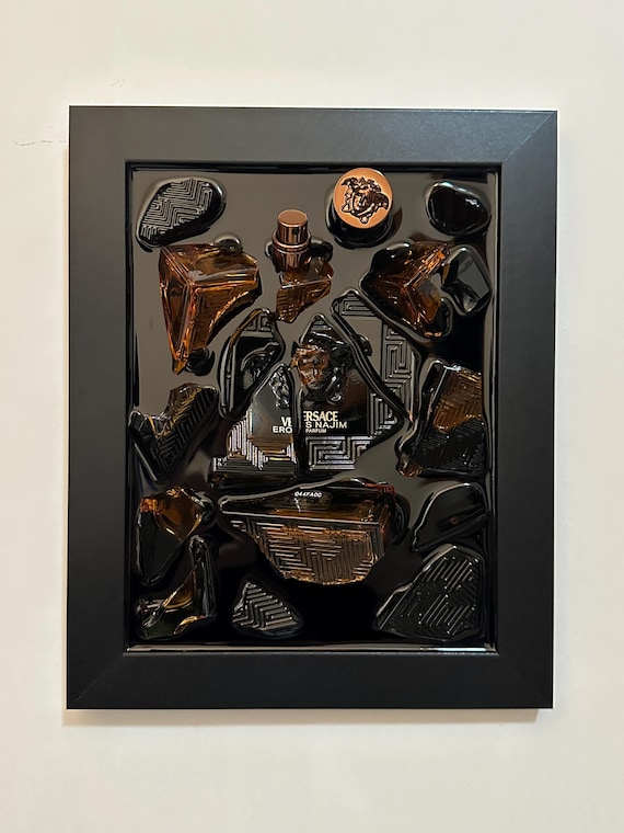 Versace Eros Najim - Broken Bottle Art - Etsy
