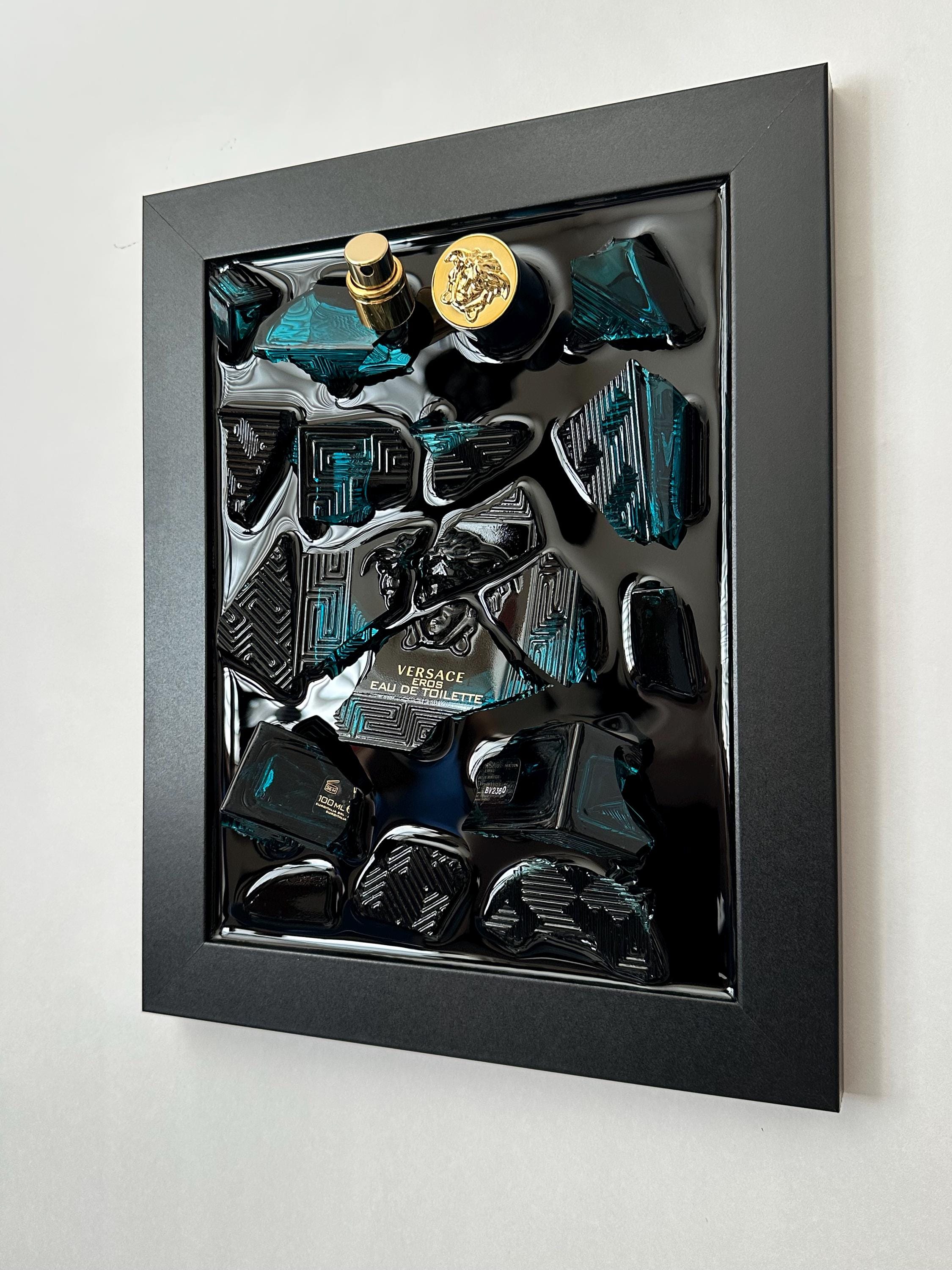 Versace Eros - Broken Bottle Art - Etsy