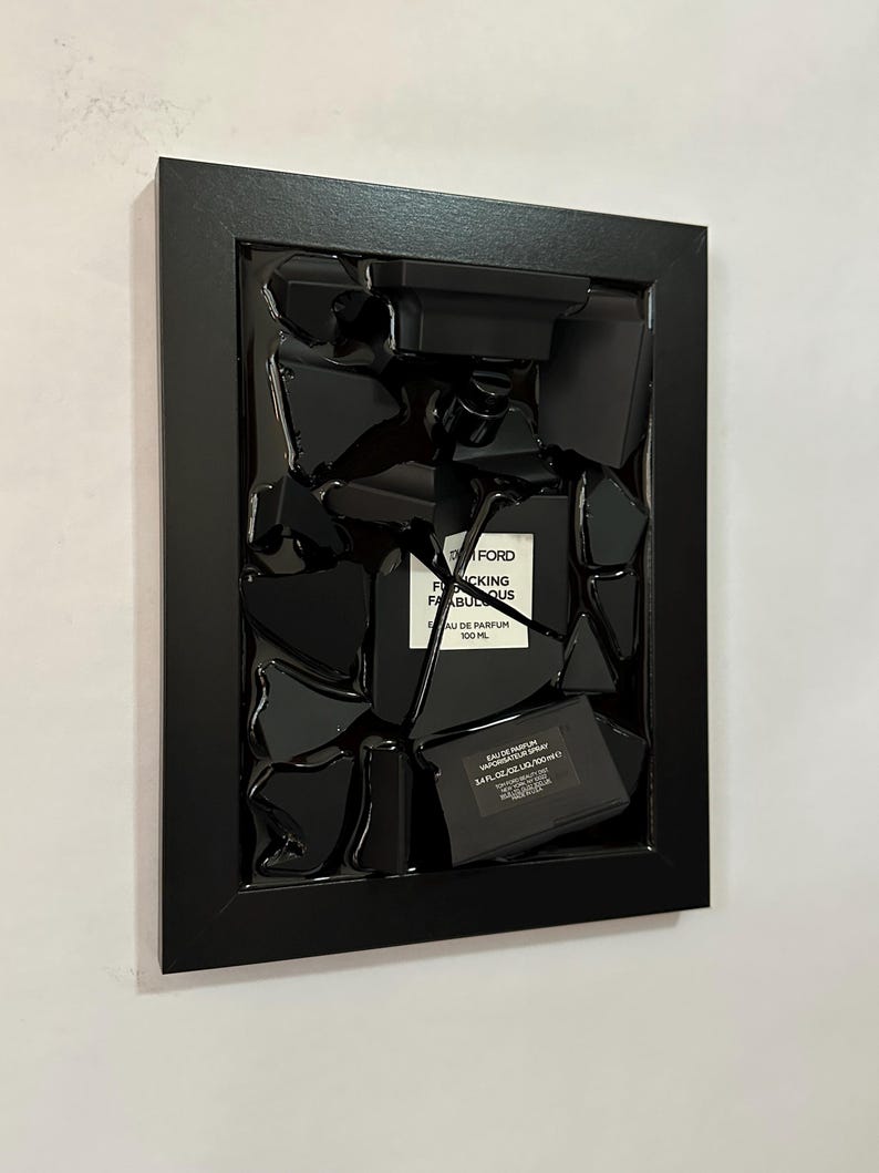 Tom Ford F***ing Fabulous - Broken Bottle Art - Etsy UK