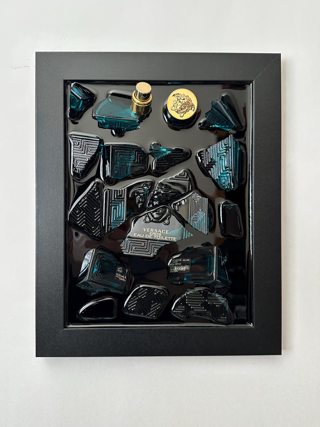 Versace Eros - Broken Bottle Art - Etsy