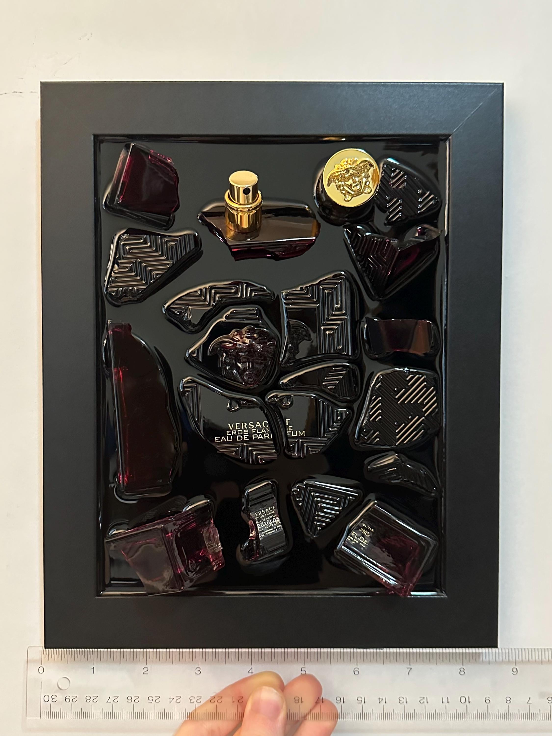 Versace Eros Flame - Broken Bottle Art - Etsy