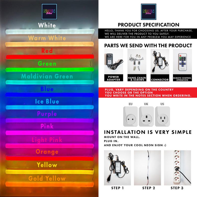 Jigglypuff Neon Sign, Anime Neon Sign, Neon Wall Art, Home Neon Light