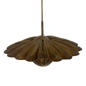 Vintage Style Pure Brass Antique Finish Pendant Light Fixture.