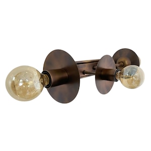 Brass Vanity Light Vintage Style Bathroom Vanity Lamp Handmade Brass Sconce Custom Wall Lighting Antique Brass Lights Unique Wall Sconce
