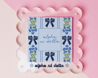 Alpha Xi Delta Acrylic Picture Frame