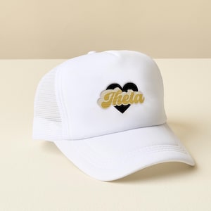 Kappa Alpha Theta Sorority Embroidered Trucker Hat | Greek Letter Mesh Snapback | Adjustable Hat | Tailgate, Big Little & Bid Day Gift