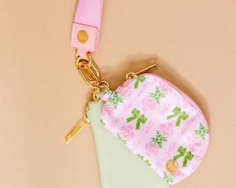 Delta Zeta Wristlet Duo Pouch: Sorority Hands-Free Wallet